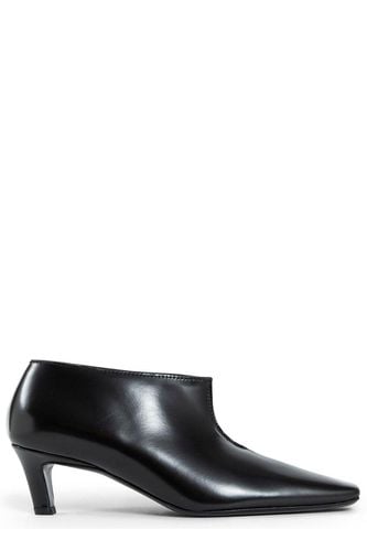 The Wide Shaft Square Toe Boots - Totême - Modalova