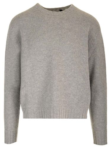 Palm Angels Grey Wool Sweater - Palm Angels - Modalova