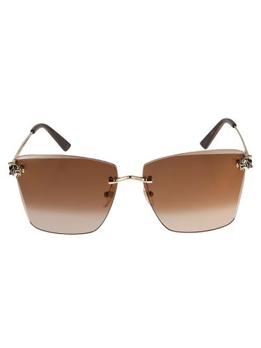 Butterfly Square Sunglasses - Cartier Eyewear - Modalova