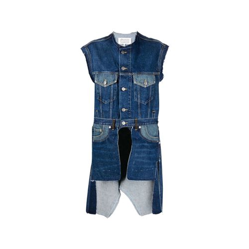 Patchwork Denim Gilet - Maison Margiela - Modalova