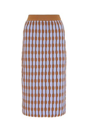 Embroidered Stretch Polyester Blend Midi Skirt - Tory Burch - Modalova