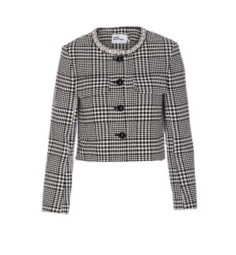Houndtooth Crystal Jacket - self-portrait - Modalova