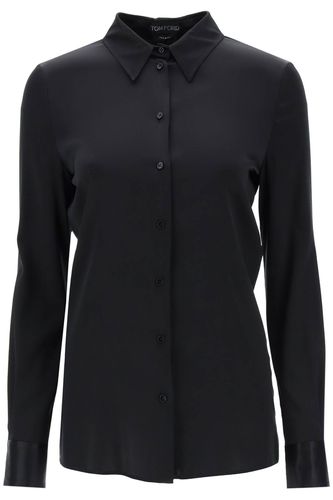 Tom Ford Silk Satin Shirt - Tom Ford - Modalova