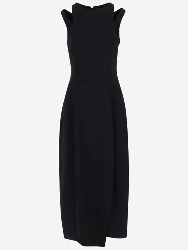 Strech Viscose Blend Longuette Dress - Giorgio Armani - Modalova