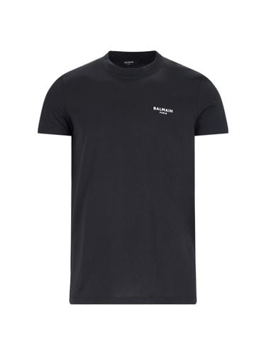 Balmain Black Cotton T-shirt - Balmain - Modalova