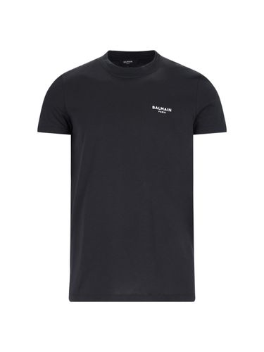 Balmain Black Cotton T-shirt - Balmain - Modalova