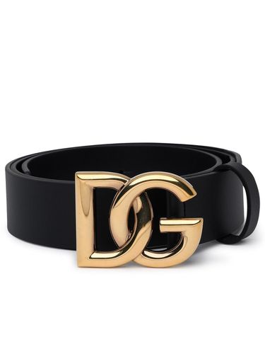 Dolce & Gabbana Black Calfskin Belt - Dolce & Gabbana - Modalova