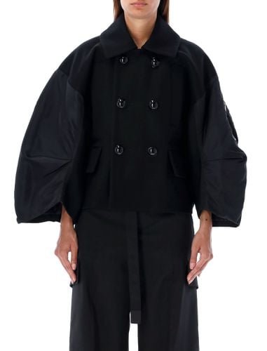 Sacai Baloon Sleeve Short Coat - Sacai - Modalova