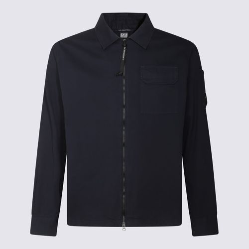 C. P. Company Dark Blue Cotton Shirt - C.P. Company - Modalova