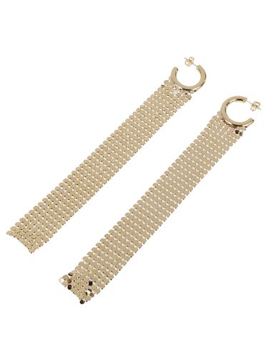 Pixel Mesh Chain Earrings - Paco Rabanne - Modalova