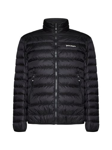 Lightweight Down Jacket With Embroidered Logo - Palm Angels - Modalova