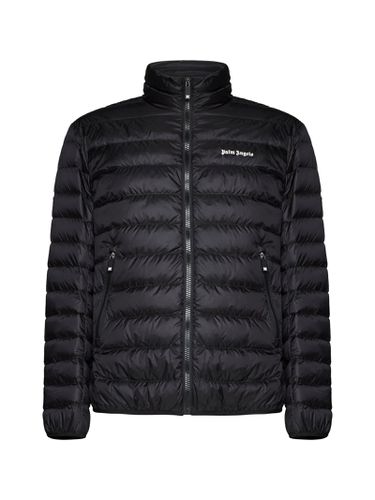 Lightweight Down Jacket With Embroidered Logo - Palm Angels - Modalova