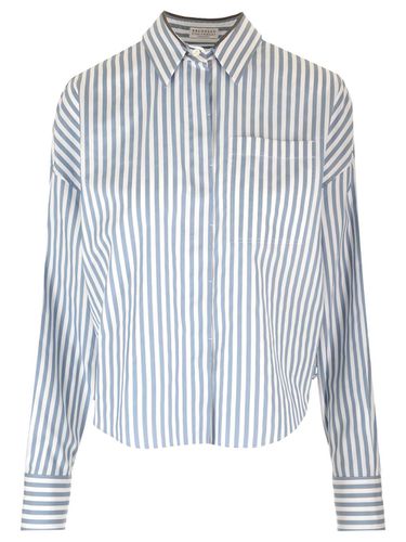 Brunello Cucinelli Striped Shirt - Brunello Cucinelli - Modalova