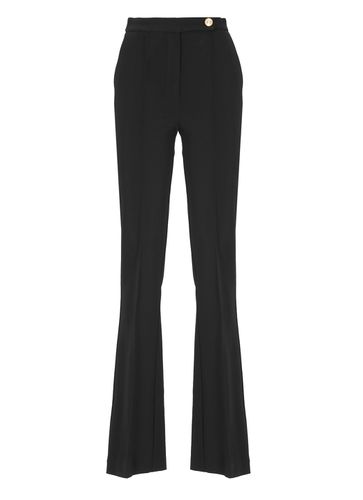 Crepe Flared Trousers - Elisabetta Franchi - Modalova