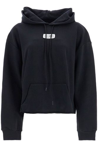 Boxy Hoodie With Hood - MM6 Maison Margiela - Modalova