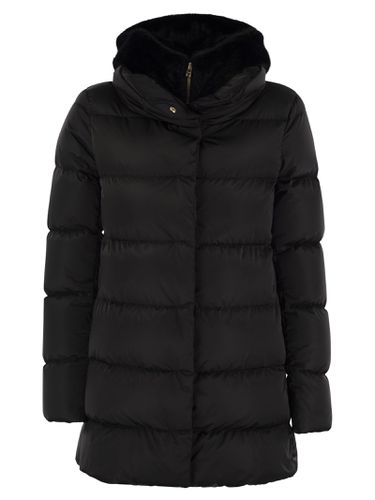 Herno Black Down Jacket - Herno - Modalova