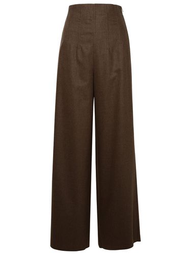 Wide Trousers In Wool And Cashmere - Max Mara - Modalova