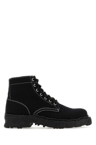 Black Canvas Ankle Boots - Mihara Yasuhiro - Modalova