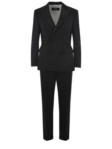 Boston Double-breasted Satin Suit - Dsquared2 - Modalova