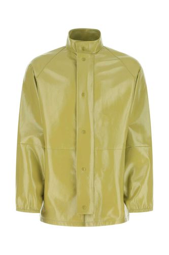 Pistachio Green Nappa Leather Jacket - Prada - Modalova