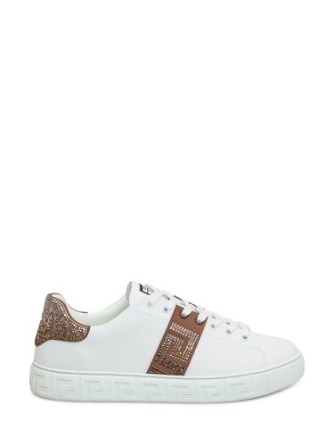 Versace Sneaker With Logo - Versace - Modalova