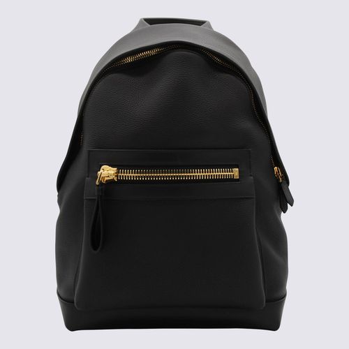 Black Leather Buckley Backpack - Tom Ford - Modalova