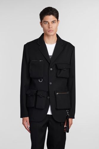 Lanvin Blazer In Black Wool - Lanvin - Modalova