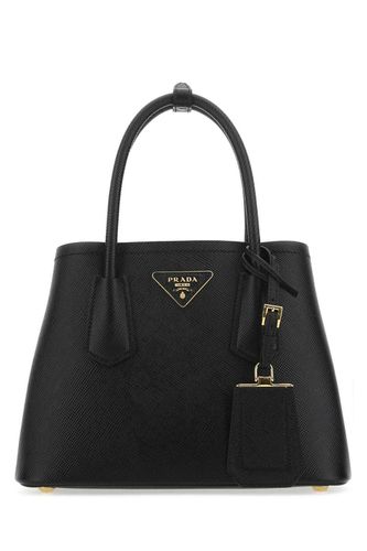 Logo Detailed Top Handle Tote Bag - Prada - Modalova