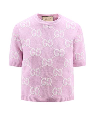 Gucci Gg Knit Short-sleeve Top - Gucci - Modalova