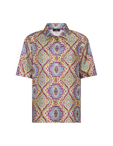 Multicoloured Printed Silk Shirt - Etro - Modalova