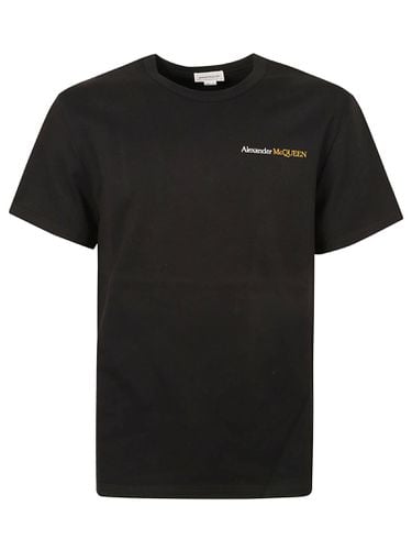 Chest Logo Regular T-shirt - Alexander McQueen - Modalova