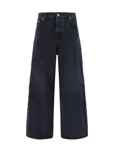 Off-White Super Baggy Jeans - Off-White - Modalova