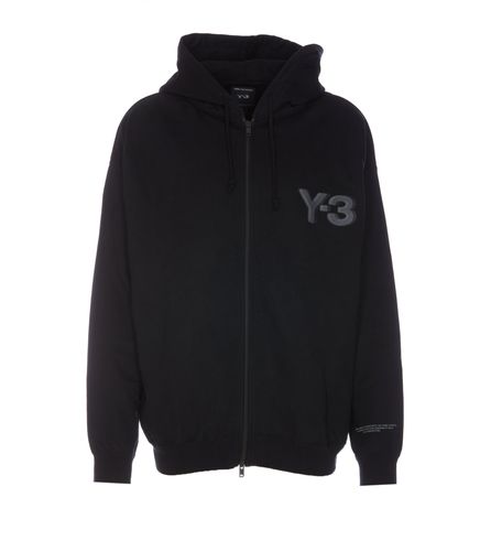 Y-3 Logo Zip Hoodie - Y-3 - Modalova