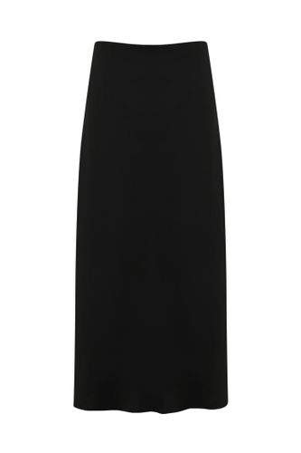 Shiny Satin Midi Skirt - Patrizia Pepe - Modalova