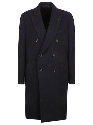 Lardini Double-breast Plain Coat - Lardini - Modalova