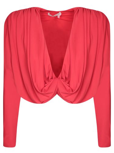 Cropped Twist Blouse - Alice + Olivia - Modalova