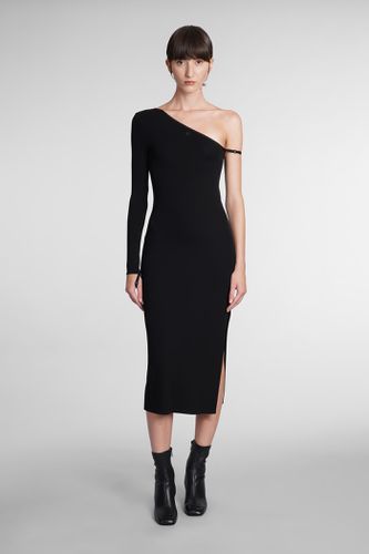 Courrèges Dress In Black Viscose - Courrèges - Modalova