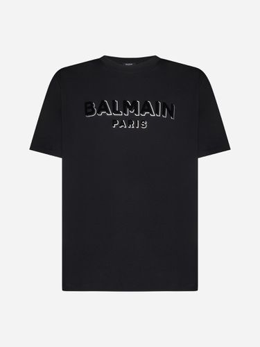 Balmain Logo Cotton T-shirt - Balmain - Modalova