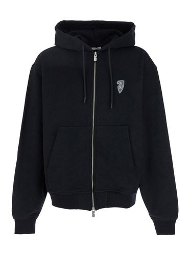 Ekd Motif Zip-up Drawstring Hoodie - Burberry - Modalova