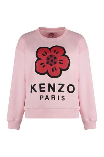 Kenzo Logo Detail Cotton Sweatshirt - Kenzo - Modalova