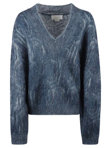 Genny V-neck Knitted Sweater - Genny - Modalova