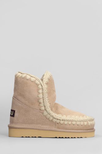 Eskimo 18 Low Heels Ankle Boots In Suede - Mou - Modalova