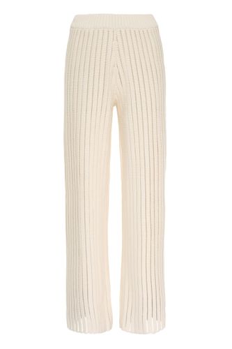 Wide Leg Knitted Trousers - Fabiana Filippi - Modalova