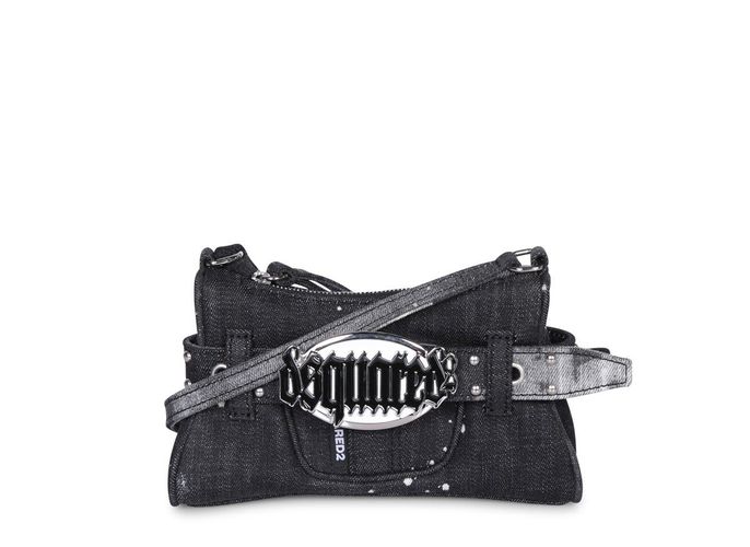 Gothic Zipped Mini Crossbody Bag - Dsquared2 - Modalova