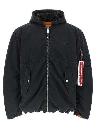 Alpha Industries X Purple Reversible Bomber Jacket - Purple Brand - Modalova