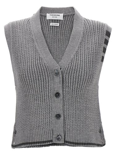Thom Browne baby Cable Cropped Vest - Thom Browne - Modalova