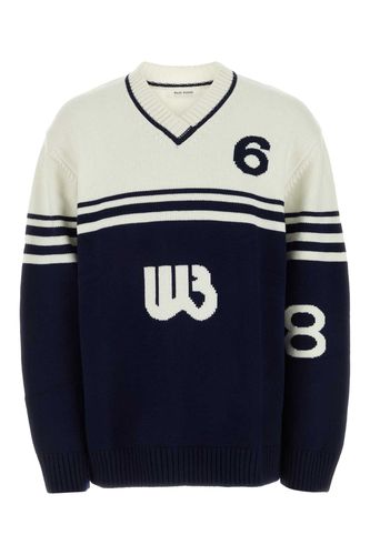 Bicolor Wool Oversize Sweater - Wales Bonner - Modalova
