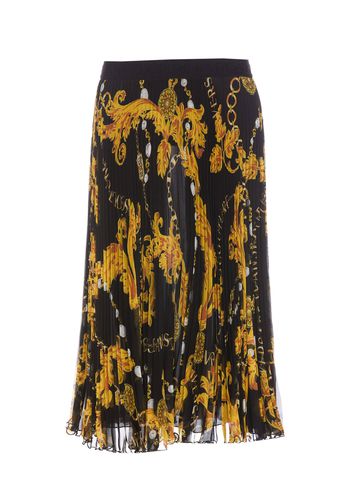 Pleated Printed Skirt - Versace Jeans Couture - Modalova