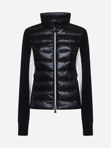 Padded Nylon And Jersey Zip-up Tracksuit - Moncler - Modalova