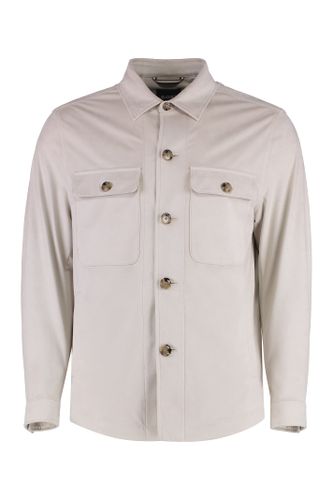 Hugo Boss Vegan-leather Overshirt - Hugo Boss - Modalova